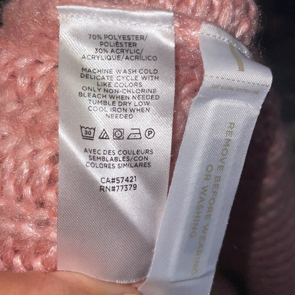 Ann Taylor Quarter-Zip Knitted Sweater M - Picture 4 of 5